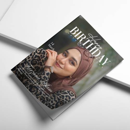 Birthday Magazine – Personalized Memory Book — Zenique Bangladesh